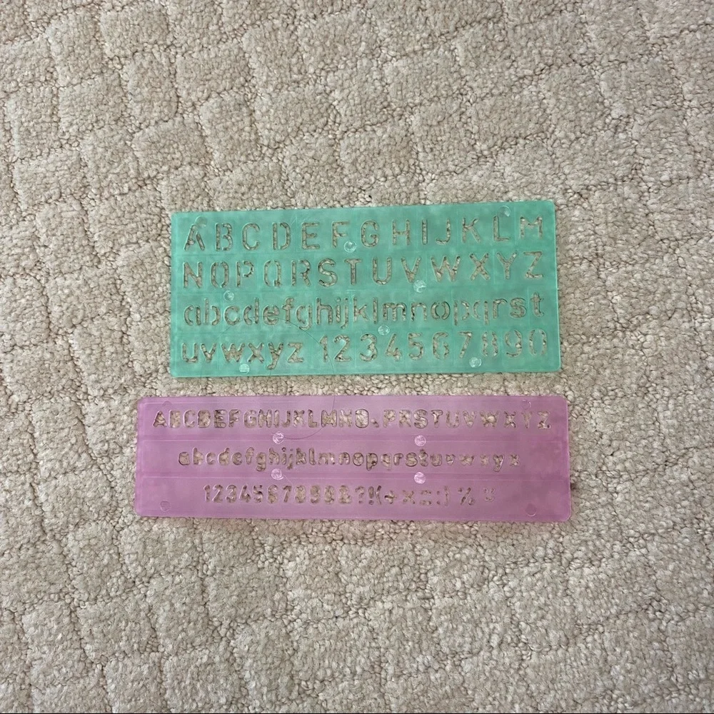 Roman Lettering stencil - Picture 5 of 8